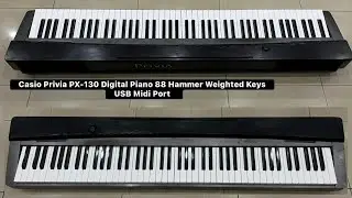 Casio Privia Px-130 Digital piano 88 Hammer Weighted keys (Wilsons Music Instruments 03371476660 )
