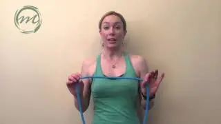 Standing shoulder external rotation