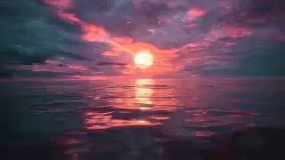 Sunset 4k video wallpaper, 4k sunset video, 4k ocean, sea 4k