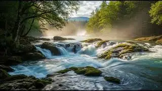 Relaxing Music with Nature Sounds - Waterfall HD