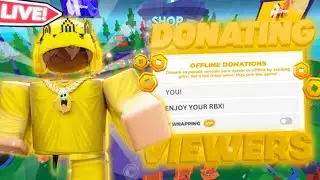 🔥Giving 20+ Robux To EVERYONE!🎁Pls Donate LIVE🔴2,500 ROBUX GIVEAWAY🔥