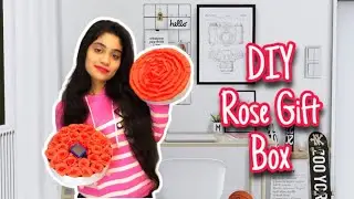 DIY Rose Gift Box | Paper Craft Idea| How to make valentines gift box | Paper Rose | Hat Box | Love