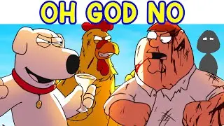Friday Night Funkin': OH GOD NO (Peter vs Brian & Giant Chicken) Family Guy Mix