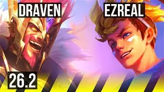 DRAVEN & Thresh vs EZREAL & Pyke (ADC) | 59K damage | KR Grandmaster | 26.2