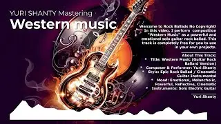 🎸 FREE Rock Ballad Guitar Instrumental  Western Music  100% No Copyright Music 🎸