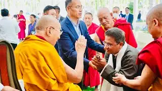 Trip to Ladakh with kids, blessings from HH DALAI LAMA #tibetanvolgger #tibetan #travel #blessings