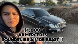 $1,000 W211 E500 V8 SOUNDS LIKE AN AMG