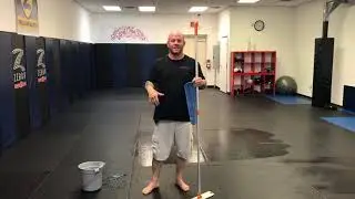 Brazilian Jiu Jitsu for Beginners - Cleaning the BJJ mats
