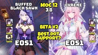 4.0 BEST DOT SUPPORT?? Buffed E0S1 Black Swan vs E0S1 Cyrene | MOC 12 HSR 4.0