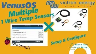 Victron VenusOS | Raspberry Pi | Multiple 1-Wire Temp Sensors (DS18B20) | Install & Configure