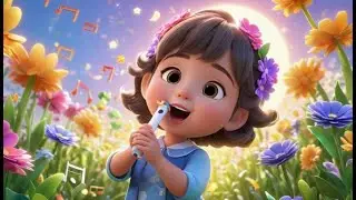 Os Cataventos de Brinquedo Fazem Zumbido | Canção Infantil | Portuguese Nursery Rhyme | Kids Songs