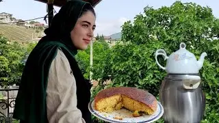 🍰🌱Sweetness and simplicity: the taste of homemade cake in the village