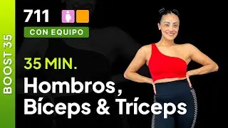 Día 22 Boost-35 | Bíceps, tríceps & hombros | Rutina de brazos en casa