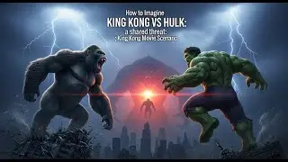 How to Imagine KING KONG VS HULK: a shared threat ; King Kong Movie Scenario