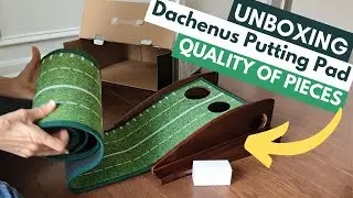 What I Found UNBOXING The Dachenus Perfect Practice Golf Putting Mat #ad