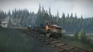#9 Вісконсін. SnowRunner. ХАРДКОР. Складний режим. Tayga 6436 виконує контракт 