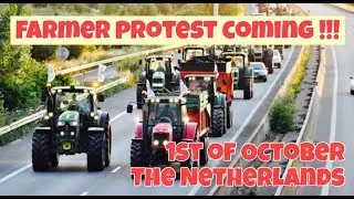 Huge Farmers Protest The Netherlands, developing story!