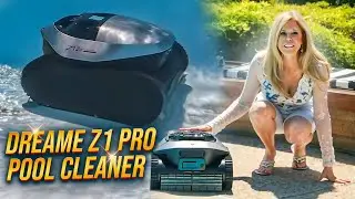 Best Robotic Pool Cleaner |  Dreame z1 Pro Cordless Pool Vacuum and Skimmer