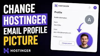 How to Change Hostinger Email Profile Picture | Hostinger Webmail Profile Image Tutorial