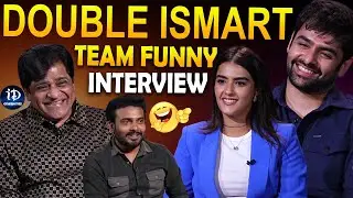 Double Ismart Team Funny Interview | Double Ismart | Ram Pothineni and Ali | iDream Celebrities