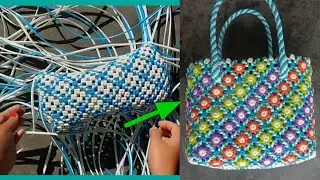 latest flowers design hand beg//wire beg//making video//part 1