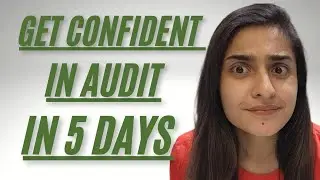 Gaining Confidence in audit in 5 days | CA Inter Audit