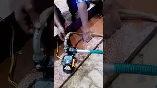 Self Priming Pump Installation View #process