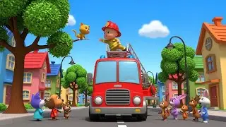 Fire Truck Rescue Song for Kids | Emergency Vehicle Song, Popular Nursery Rhyme & Baby Songs 🚒🎶👶