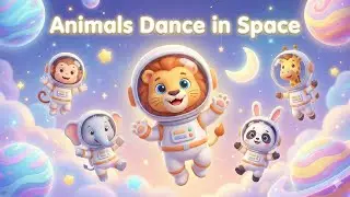 Animals Dance in SPACE  #funny #childrenssong #cartoon #kidscartoon #animation #familyfriendly