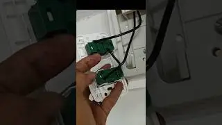 how to install an outlet with a switch combination #shorts #shortvideo