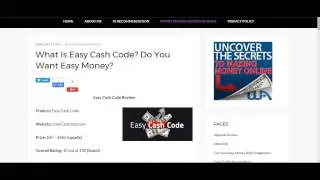 Should You Trust Easy Cash Code? Scam Or Legit (Full Review)