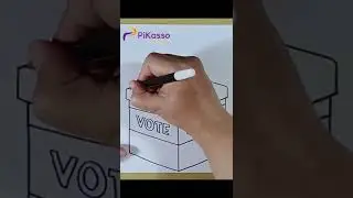 How to Draw Voting Ballot Box in Less Than One Minutes
