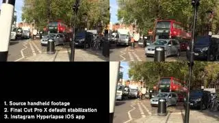 Timelapse stabilization - software vs. metadata