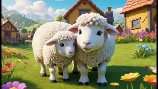 White Sheep, Fluffy and Fat | Cute Sheep Song for Kids | Fluffy Sheep Rhyme for Toddlers