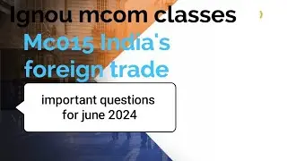 Ignou mc015 important questions for june 2024 ! mc015 important questions class