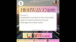 Master Highway Engineering MCQs in Seconds! #engineering #viral #jkssbje #civilengineering #trending