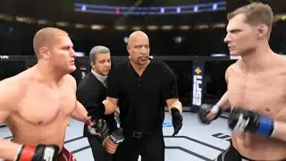 Alexander Volkov vs Sergei Pavlovich 2 FULL FIGHT | UFC 4 AI Simulation (CPU vs CPU)