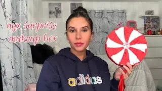unboxing nyx cosmetics pull to sleigh surprise makeup box!