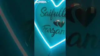 customize couple name wall hanging neon  #lovedecor #love #art #wallhanging @giftoclubinc  #diygifts