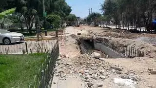 Asi van los AVANCES DE OBRAS DE LA AV.PASEO LA CASTELLANA.Desde Via Expresa Sur hasta Jr.Diego Ferre