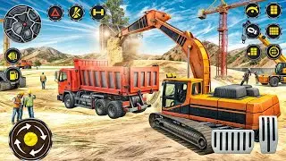 Snow Excavator Crane Simulator - Snow Offroad Construction #02 - Android Gameplay