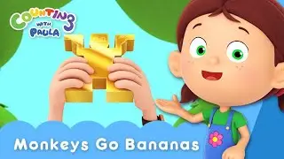 MONKEYS GOING BANANAS?! 🙊🍌 | Counting with Paula Season 6 | Kids Cartoons