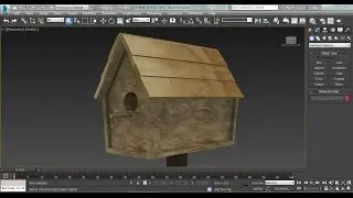 3D max how to create Bird House And Texturing