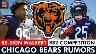 Chicago Bears Rumors: Re-Sign DeMarcus Walker? Kyle Monangai vs. Roschon Johnson RB2 Battle