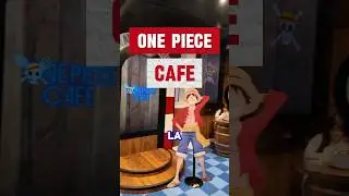New One Piece Cafe in Los Angeles! #onepiece #onepiececafe #onepiecefan #luffy #onepiecemerch