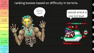 Ranking ALL Bosses in Terraria🌲 Based on DIFFICULTY