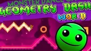 БАГ НА УРОВЕНЬ MONSTER DANCE OFF в Geometry Dash
