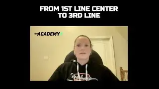 From 1st line centre to 3rd line