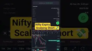 NIFTY Expiry Scalping 🔥 | 30/12/25 | Perfect Entry Exit