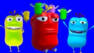 Five Little Mad Beans Nursery Rhyme & Baby Song